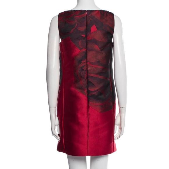 ❤️Giambattista Valli Red Rose Mini Dress❤️ - Picture 2 of 2